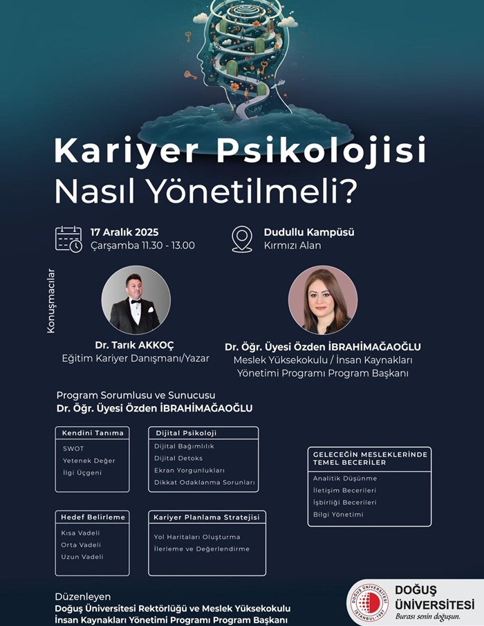 “Kariyer Psikolojisi Nasıl Yönetilmeli?” Etkinliği Gerçekleştirildi.